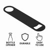 BAR BUTLER BLADE BOTTLE OPENER STAINLESS STEEL BLACK