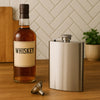 BAR BUTLER HIP FLASK WITH FUNNEL ST STEEL, 250ML