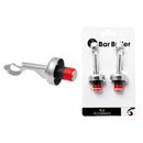 BAR BUTLER BOTTLE STOPPER/FIZZ GUARD STAINLESS STEEL 2PK