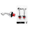 BAR BUTLER BOTTLE STOPPER/FIZZ GUARD STAINLESS STEEL 2PK