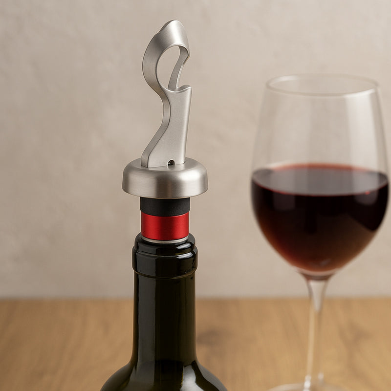 BAR BUTLER BOTTLE STOPPER/FIZZ GUARD STAINLESS STEEL 2PK