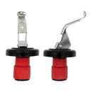 BAR BUTLER BOTTLE STOPPER/FIZZ GUARD STAINLESS STEEL 2PK