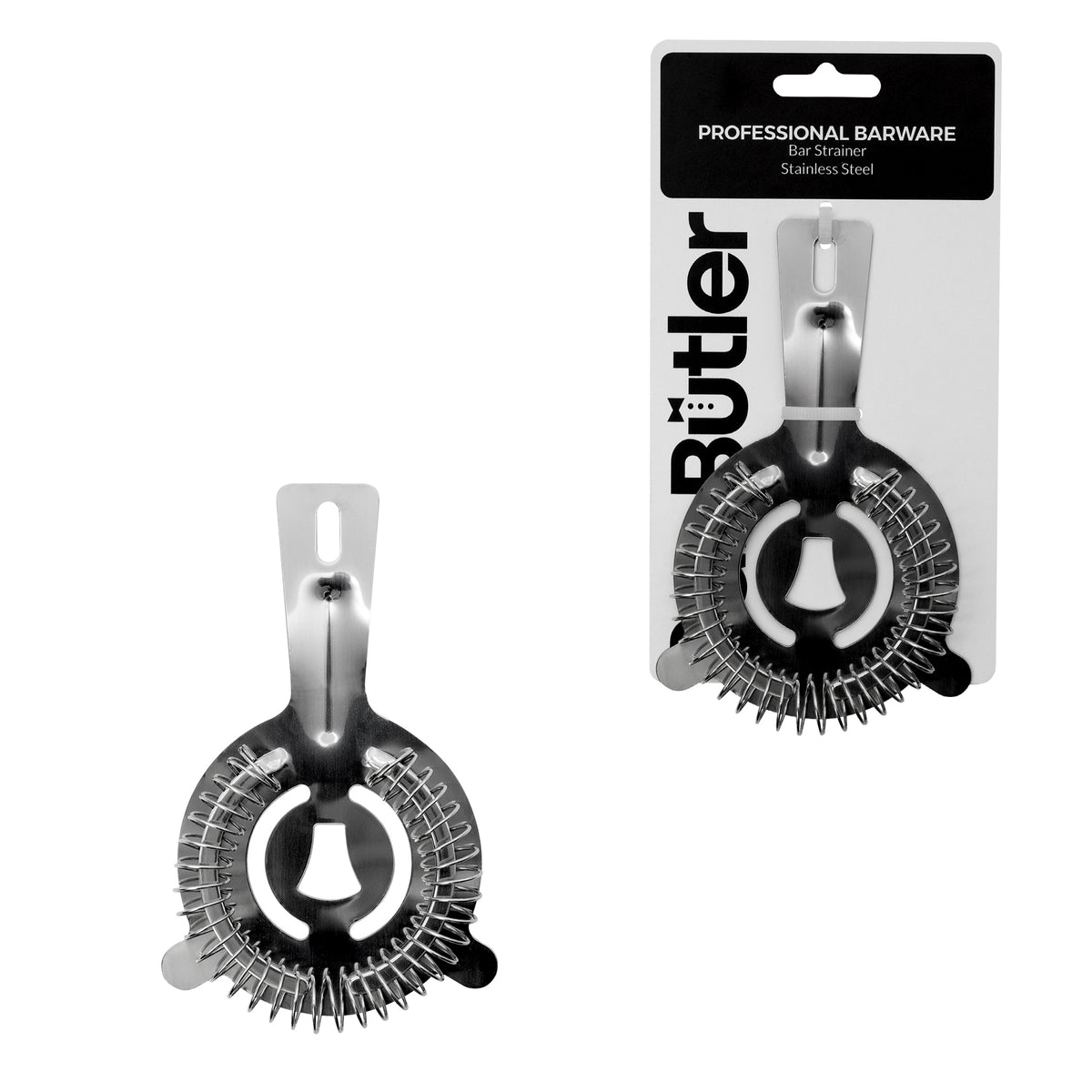 BAR BUTLER BAR STRAINER STAINLESS STEEL