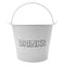 BAR BUTLER ICE BUCKET WITH HANDLE WHITE AND MOTTLED BLACK, 5LT (230MM DIAX180MM)