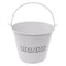 BAR BUTLER ICE BUCKET WITH HANDLE WHITE AND MOTTLED BLACK, 5LT (230MM DIAX180MM)