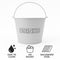 BAR BUTLER ICE BUCKET WITH HANDLE WHITE MOTTLED BLACK, 5L