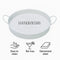 BAR BUTLER BAR TRAY WHITE MOTTLED BLACK, 370MM DIA