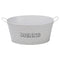 BAR BUTLER OVAL WINE TUB WITH HANDLES WHITE AND MOTTLED BLACK, 13 LT (385X285X180MM)