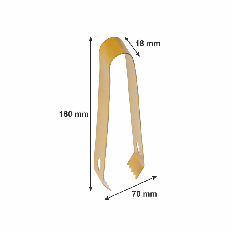 BAR BUTLER DOUBLE WALLED ICE BUCKET BLACK & GOLD WITH HANDLE, LID & TONG, 1.3L