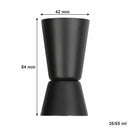 BAR BUTLER COCKTAIL SHAKER MATTE BLACK & ROSE GOLD 4PCS BAR SET, 700ML