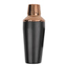 BAR BUTLER MATTE BLACK COCKTAIL AND ROSE GOLD SHAKER 4PCS SET