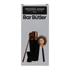 BAR BUTLER COCKTAIL SHAKER MATTE BLACK & ROSE GOLD 4PCS BAR SET, 700ML