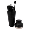 BAR BUTLER COCKTAIL BAR SHAKER 8 PIECE SET ST STEEL MATTE BLACK, 600ML (90X85X260MM)