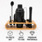 BAR BUTLER COCKTAIL BAR SET, 12 PIECES ST STEEL MATTE BLACK ON A BAMBOO CADDY