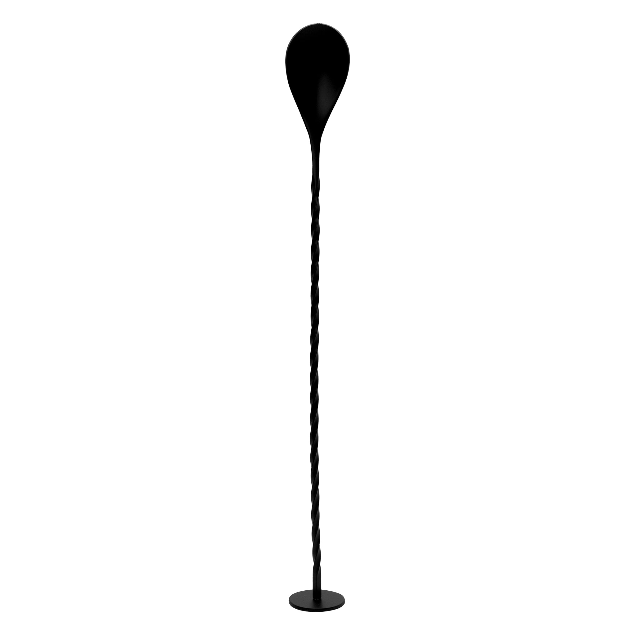 BAR BUTLER MATTE BLACK COCKTAIL BAR TOOLS ON A BAMBOO CADDY 12PCS SET