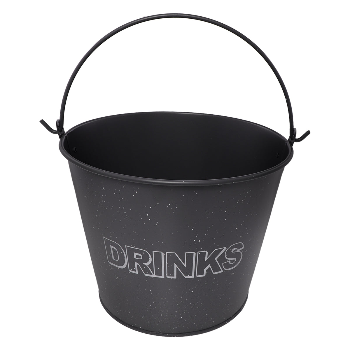 BAR BUTLER ICE BUCKET WITH HANDLE GREY MOTTLED WHITE, 5L