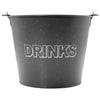 BAR BUTLER ICE BUCKET WITH HANDLE GREY MOTTLED WHITE, 5L