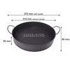 BAR BUTLER BAR TRAY GREY MOTTLED WHITE, 370MM DIA