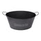 BAR BUTLER OVAL WINE TUB WITH HANDLES GREY AND MOTTLED WHITE, 13LT (385X285X180MM)