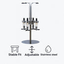 BAR BUTLER 4 BOTTLE TOT MEASURE DISPENSERS 25ML ON A ROTARY STAND