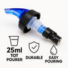 BAR BUTLER TOT MEASURE POURER BLUE PLASTIC, 25ML