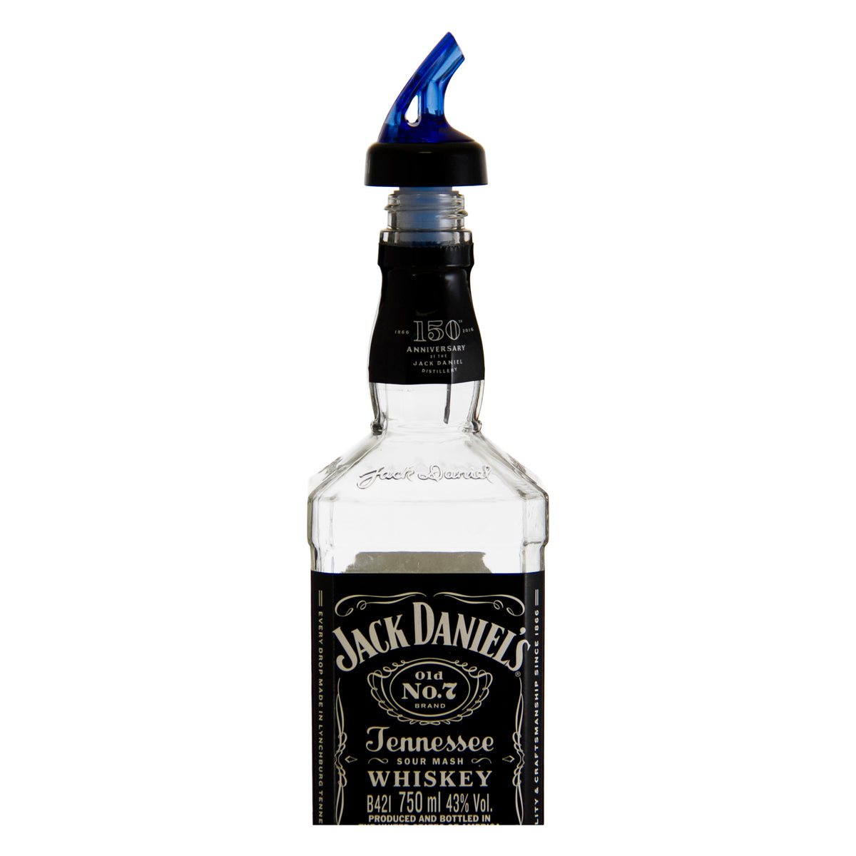 BAR BUTLER TOT MEASURE POURER BLUE PLASTIC, 25ML