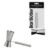 BAR BUTLER DOUBLE TOT MEASURE WITH HANDLE ST STEEL, 25ML/50ML