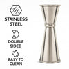BAR BUTLER JAPANESE STYLE DOUBLE TOT MEASURE ST STEEL, 25ML/50ML