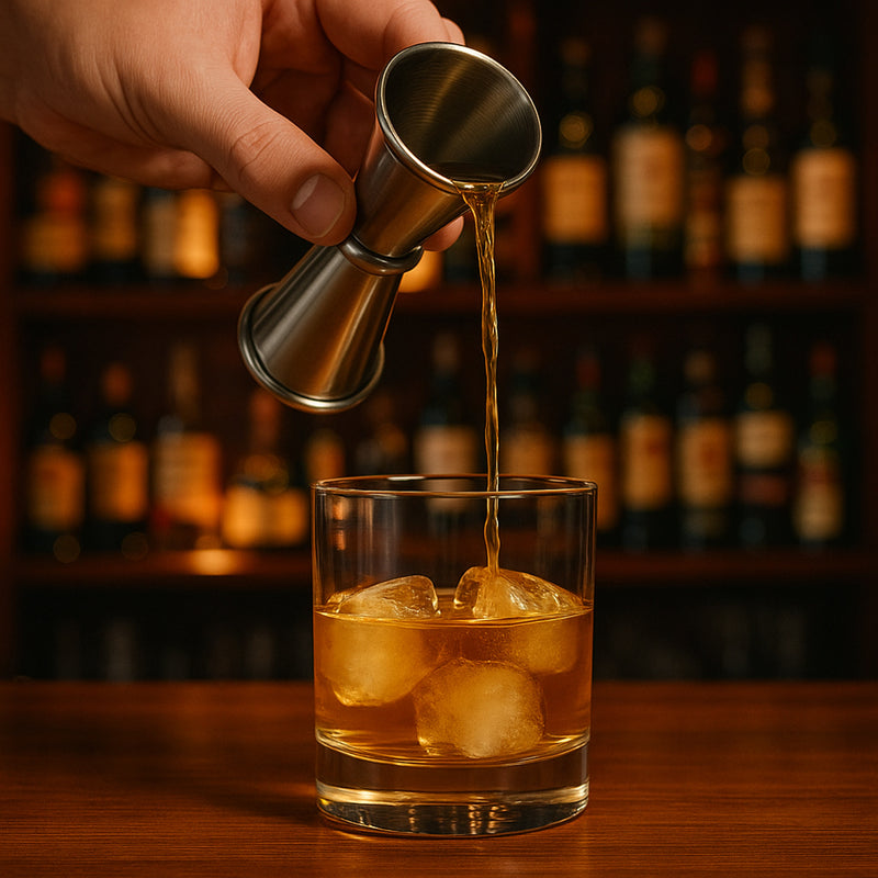 BAR BUTLER JAPANESE STYLE DOUBLE TOT MEASURE ST STEEL, 25ML/50MM