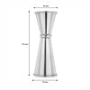 BAR BUTLER JAPANESE STYLE SINGLE & DOUBLE TOT MEASURE ST STEEL