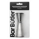 BAR BUTLER JAPANESE STYLE DOUBLE TOT MEASURE 25ML/50ML ST STEEL