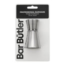 BAR BUTLER DOUBLE TOT MEASURE ST STEEL, 25ML/50ML