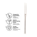 BAR BUTLER CLEAR COCKTAIL PLASTIC FORKS 24PK, 105MM