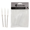 BAR BUTLER CLEAR COCKTAIL PLASTIC FORKS 24PK, 105MM
