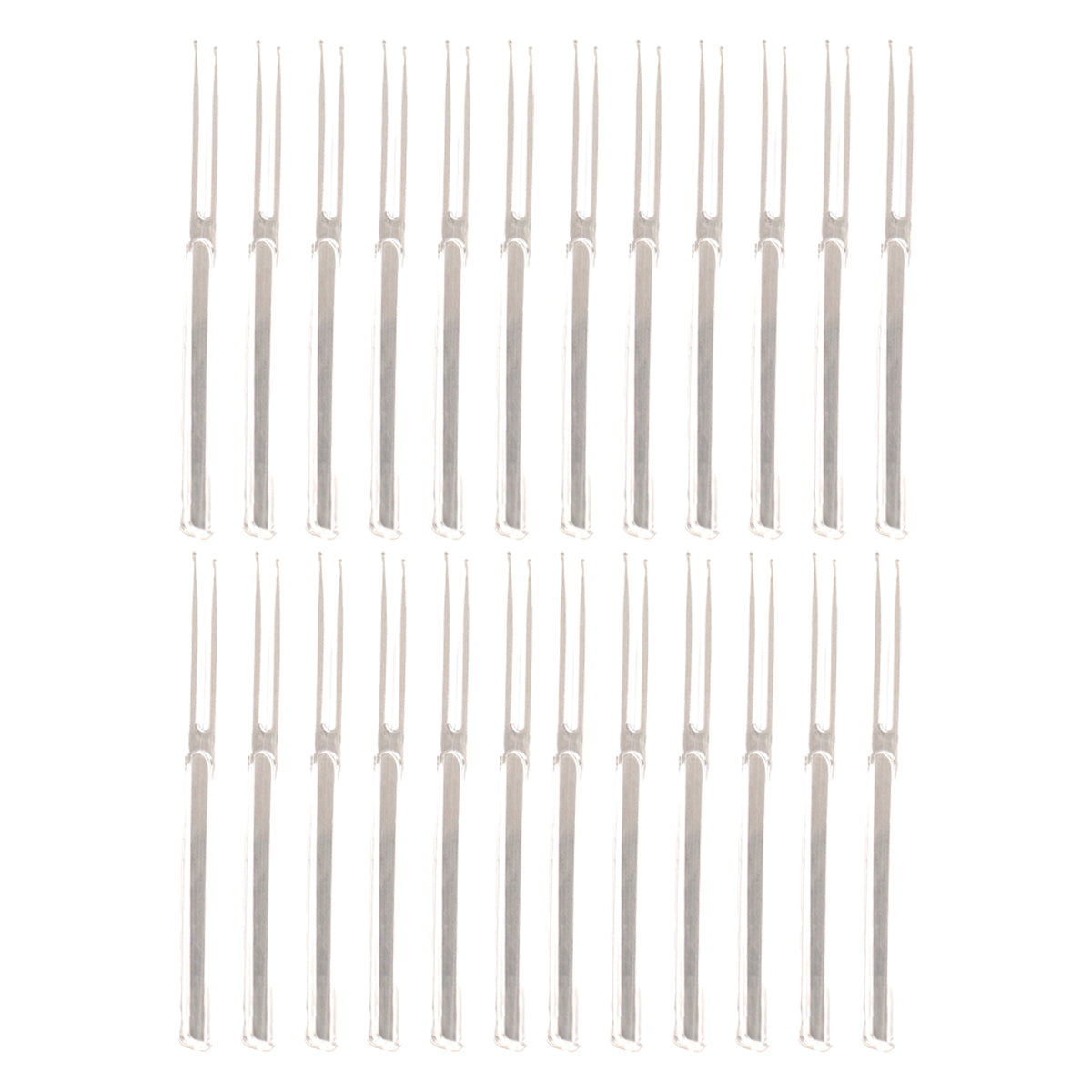 BAR BUTLER CLEAR COCKTAIL PLASTIC FORKS 24PK, 105MM