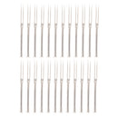 BAR BUTLER CLEAR COCKTAIL PLASTIC FORKS, 24PCS (105MM)