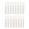 BAR BUTLER CLEAR COCKTAIL PLASTIC FORKS, 24PCS (105MM)