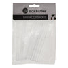 BAR BUTLER CLEAR COCKTAIL PLASTIC FORKS, 24PCS (105MM)