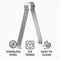 BAR BUTLER ICE TONGS ST STEEL WITH CLAW ICE GRIP, 165MM