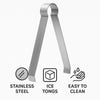 BAR BUTLER ICE TONGS ST STEEL WITH CLAW ICE GRIP, 165MM