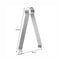 BAR BUTLER ICE TONGS ST STEEL WITH CLAW ICE GRIP, (165X20MM)