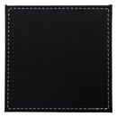 BAR BUTLER SQUARE LEATHERETTE COASTERS IN HOLDER 7 PIECE SET, (115X115X42MM)