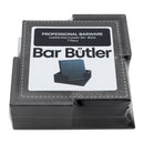 BAR BUTLER SQUARE LEATHERETTE COASTERS IN HOLDER 7PCS SET