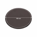 BAR BUTLER ROUND LEATHERETTE COASTERS IN HOLDER 7PCS SET