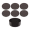 BAR BUTLER ROUND LEATHERETTE COASTERS IN HOLDER 7PCS SET