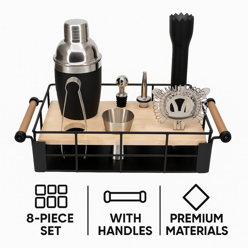 BAR BUTLER COCKTAIL BAR 8PCS SET