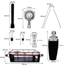 BAR BUTLER COCKTAIL BAR 8 PIECE SET, (350X180X90MM)