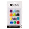 BAR BUTLER WINE GLASS SILICONE MARKER CHARMS 12 PIECE SET