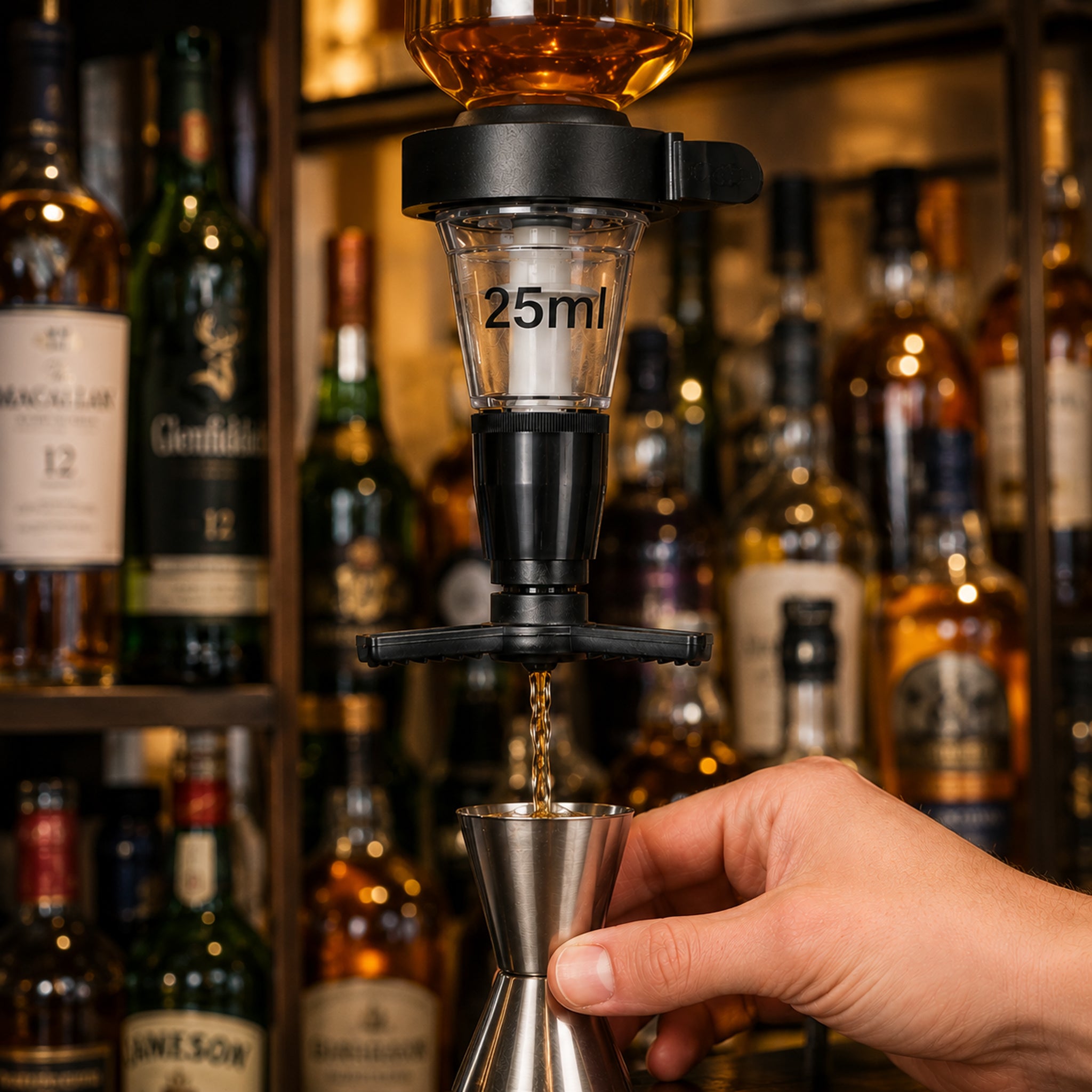 BAR BUTLER MEASURED TOT DISPENSER SABS APPROVED WITH SEAL, 25ML