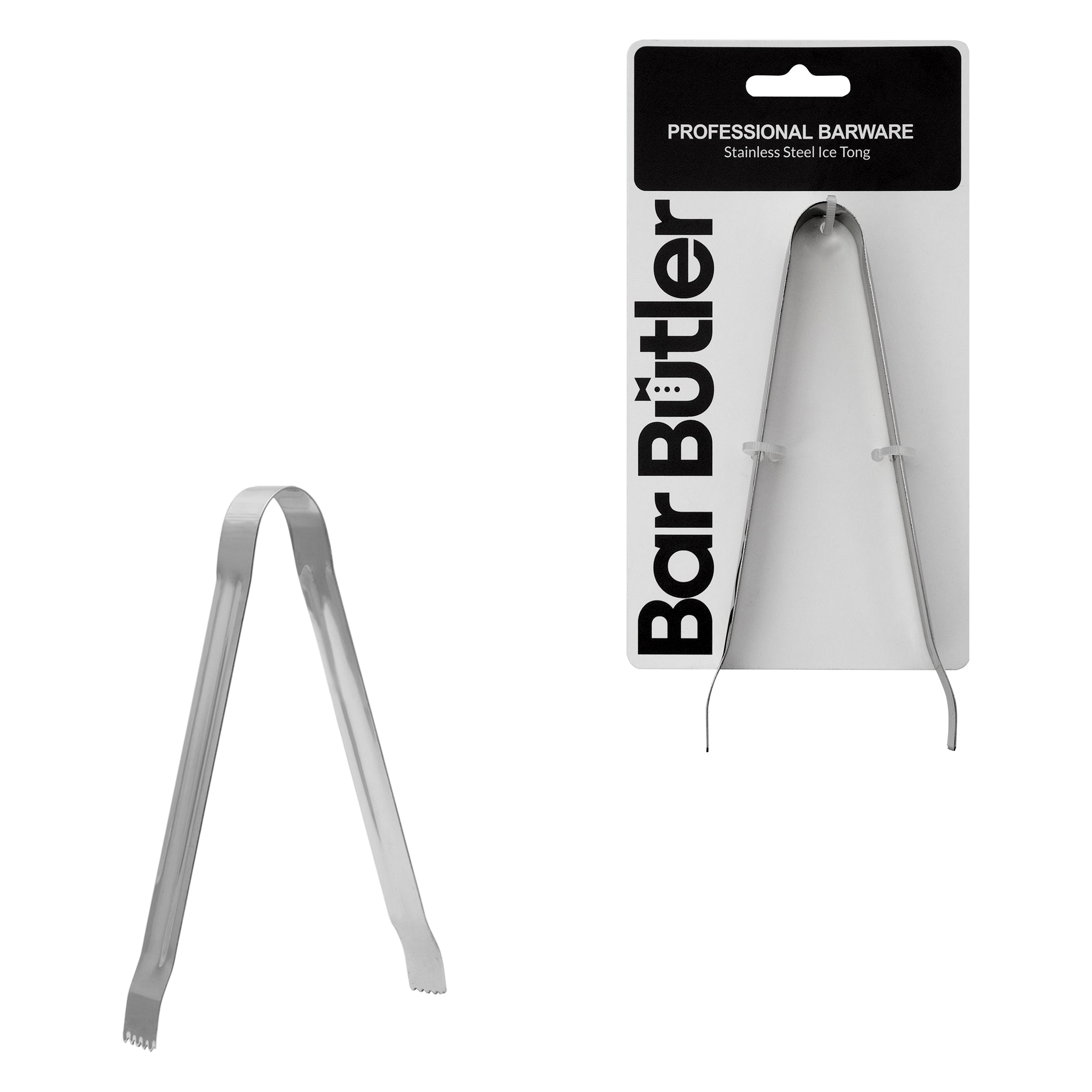 BAR BUTLER ICE TONGS ST STEEL, 160MM
